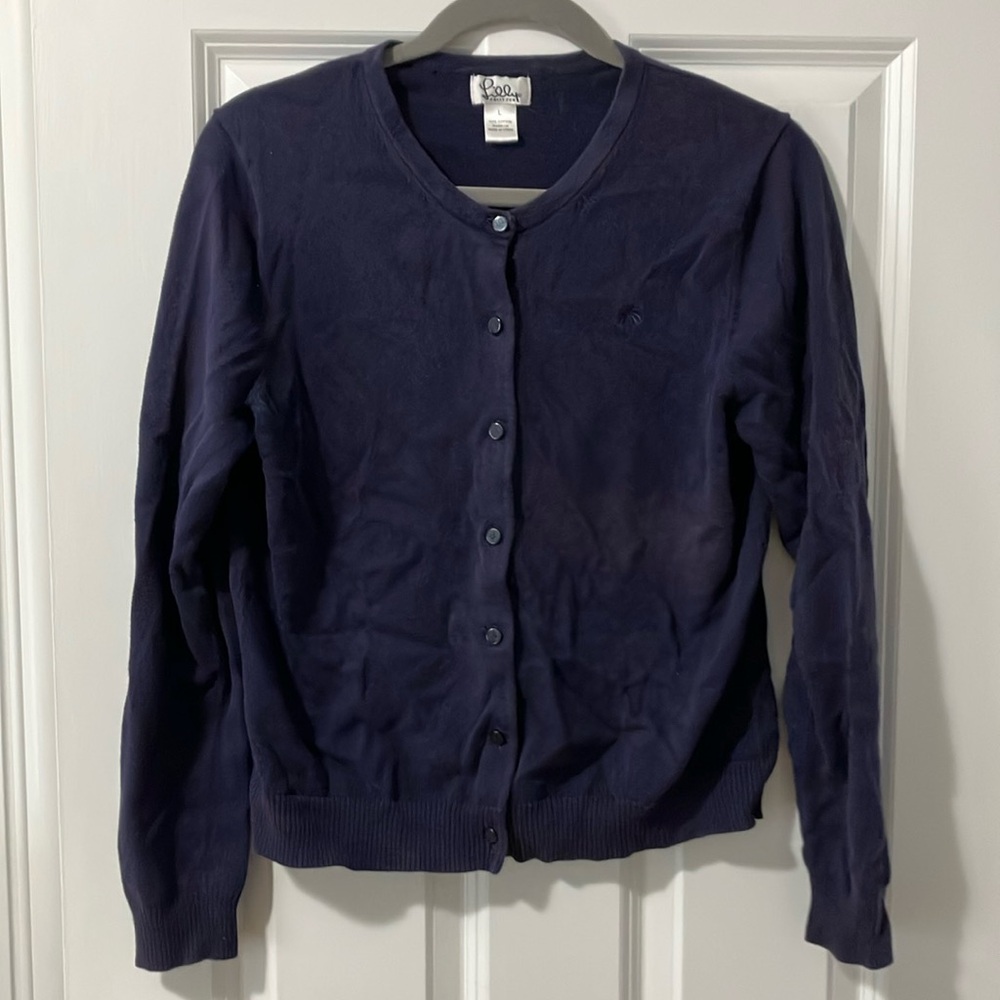 Navy / Purple Sweater from Lilly Pulitzer